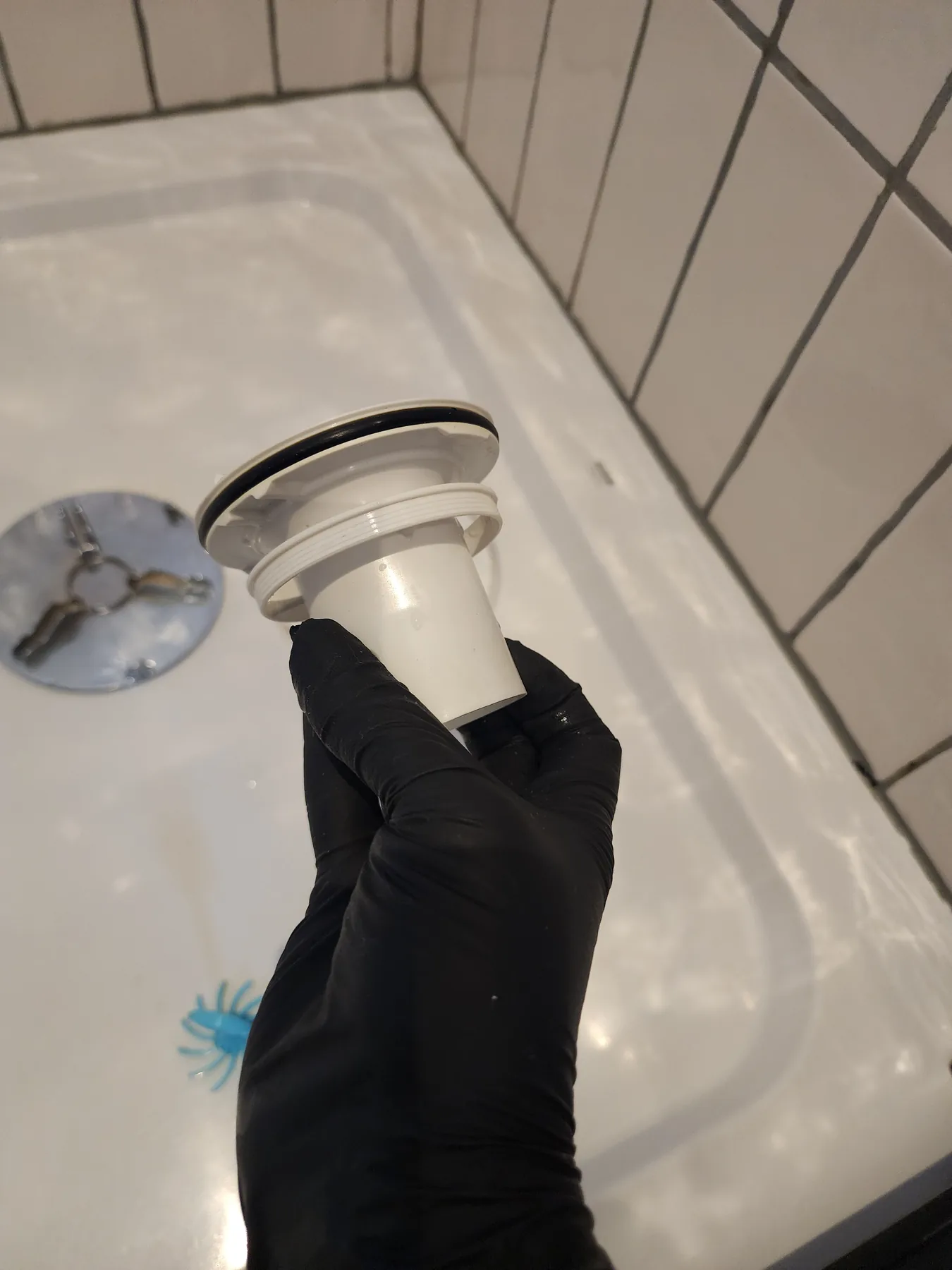 WhiteForm cleaned bathroom fixture